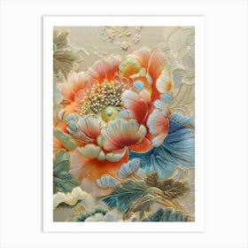 Chinese Flower Painting 50 Art Print