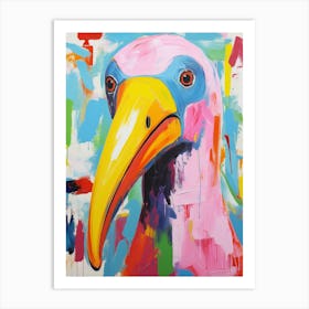 Colourful Bird Painting Albatross Art Print