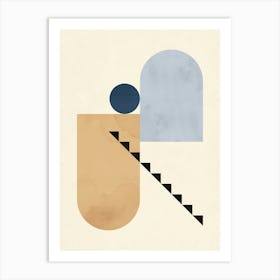 Geometric architectural shapes 18 Art Print