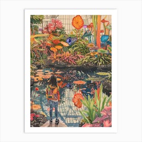 In The Garden Chihuly Gardens Art Print