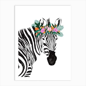 Zebra Nursey Print Art Print
