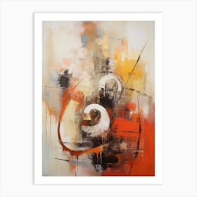 Snail Abstract Expressionism 4 Art Print