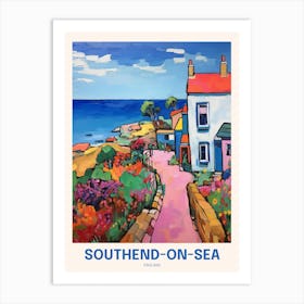 Southend On Sea England 6 Uk Travel Poster Art Print