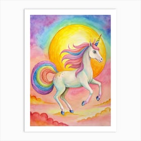 Unicorn Painting Art Print