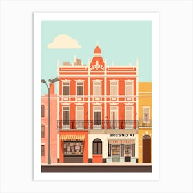 Argentina 4 Travel Illustration Art Print