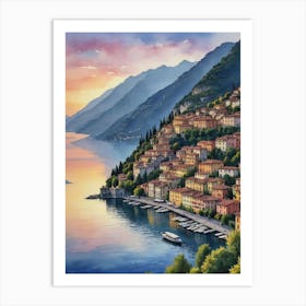 Lake Como Italy Art Print