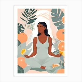 Citrus Meditation Art Print