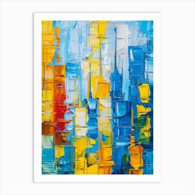 Abstract Cityscape 14 Art Print