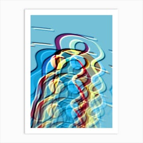 Abstract Swirls 3 Art Print