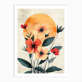 Flowers In The Sun 3 Art Print