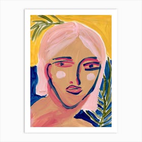 Blonde Bob Art Print
