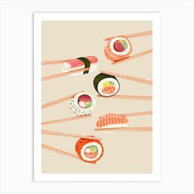 Sushi Collection Art Print