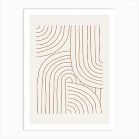 Abstract Lines- Nt02 Art Print