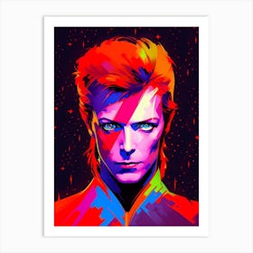 Neo Bowie Art Print