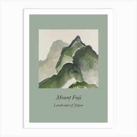 Landscapes Of Japan Mount Fuji 112 Art Print