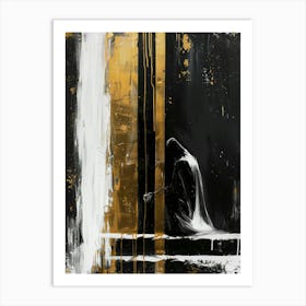 'Black And Gold' 17 Art Print