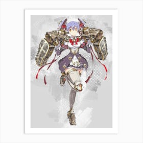 Xenoblade Chronicles 2 Watercolor Art Print