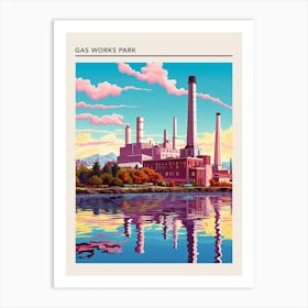 Gas Works Park Seattle Art Print