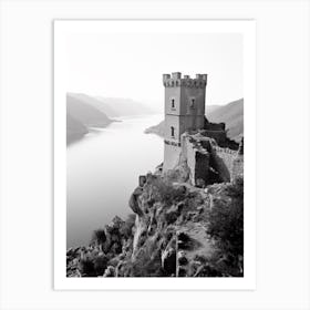 Portovenere, Italy, Black And White Photography 2 Art Print