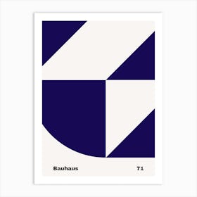 Geometric Bauhaus Poster 71 Art Print