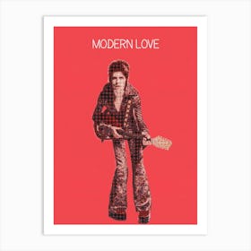Modern Love David Bowie Art Print