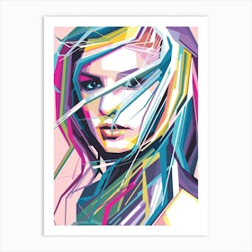 Princess of Pop 90s Art Print