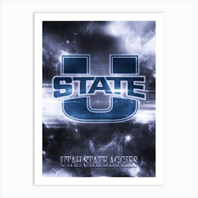 Utah State Aggies Art Print