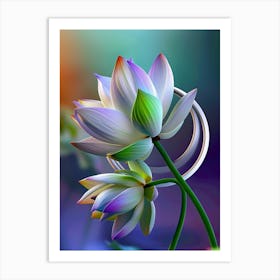 Lotus Flower 150 Art Print