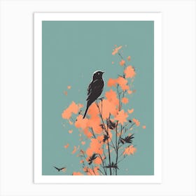 Bird On A Branch 1 Art Print