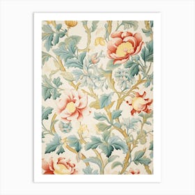 Floral Wallpaper 228 Art Print