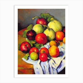 Kohlrabi 2 Cezanne Style vegetable Art Print