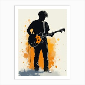 Bitcoin Musician Art Print