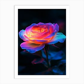 Colorful Rose 1 Art Print