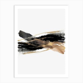 Abstract Brushstrokes Canvas Print 26 Art Print