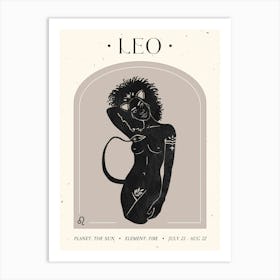 Leo Celestial Art Print