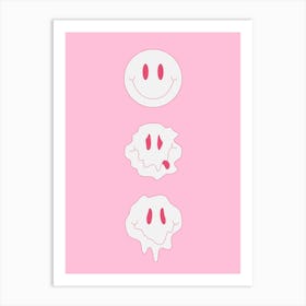 Smiley Faces 2 Art Print