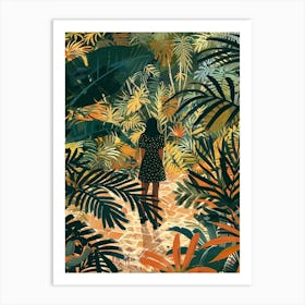 In The Garden Naples Botanical Garden 2 Art Print