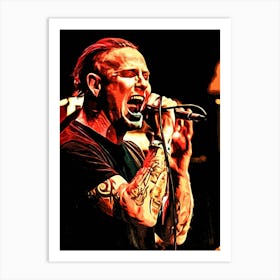 Corey Taylor slipknot band music Art Print