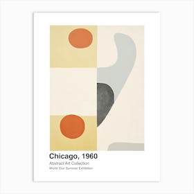 World Tour Exhibition, Abstract Art, Chicago, 1960 12 Art Print