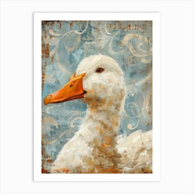 Duck Canvas Art Art Print