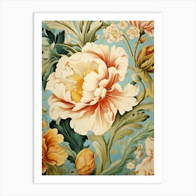 Floral Wallpaper 87 Art Print