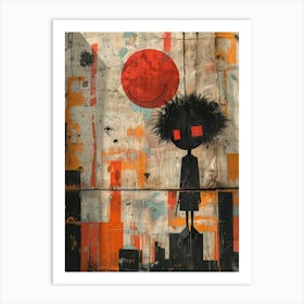 Boy In The City Art Print