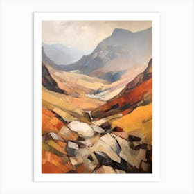 Scafell England 6 Mountain Painting Art Print