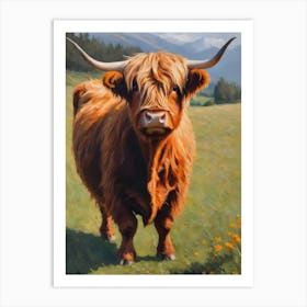 Highland Cow 29 Art Print