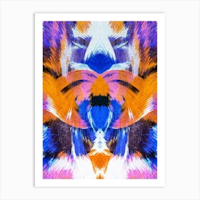 Abstract Tiger Art Print