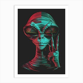 Alien 5 Art Print