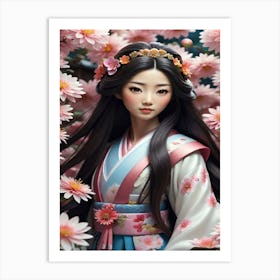 Chines Girl Art Print