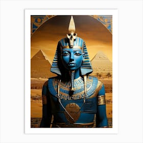 Pharaoh Of Egypt Art Print