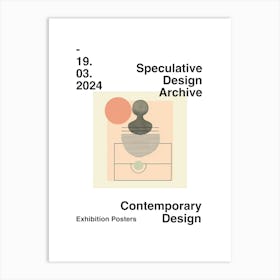 Speculative Design Archive Abstract Poster 30 Art Print
