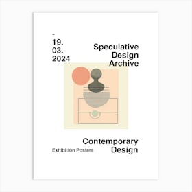 Speculative Design Archive Abstract Poster 30 Affiche